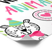 Party Dieren Adoption Center Teken Poster (Hoek)