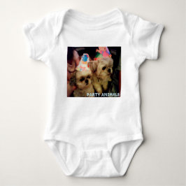 Party Dieren Bodysuit voor baby's door HAS Juwelen