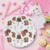 Party Dieren Eekhoorn Verjaardagsfeest Papieren Bordje (Feest)