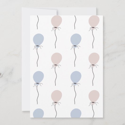 Party Dieren Eekhoorn Verjaardagsfeest Uitnodiging (Achterkant)