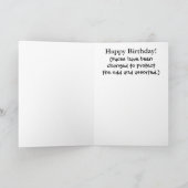 Party Dieren Grappige Verjaardag Groet Kaart (Binnen)