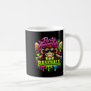 Party dieren meme honkbal grappige aap  koffiemok