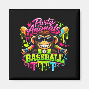 Party dieren meme honkbal grappige aap magneet
