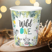 Party Dieren Safari Wild Een Jongen Verjaardagsfee Papieren Bekers