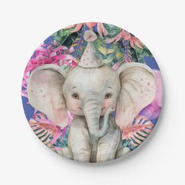 Party Dieren Safari Wild Een Jongen Verjaardagsfee Papieren Bordje