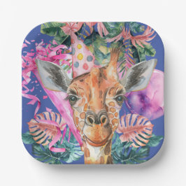 Party Dieren Safari Wild Een Jongen Verjaardagsfee Papieren Bordje