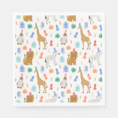 Party Dieren Servetten (Voorkant)
