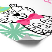 Party Dieren Welkomstbord Poster (Hoek)