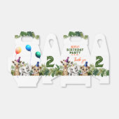 Party Dierensafari Verjaardag Favoriet Dozen Bedankdoosjes (Uitgevouwen)