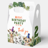 Party Dierensafari Verjaardag Favoriet Dozen Bedankdoosjes (Geopend)