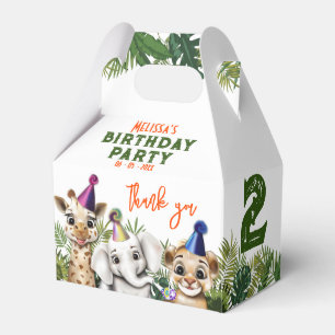 Party Dierensafari Verjaardag Favoriet Dozen Bedankdoosjes