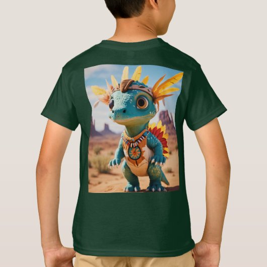 "Party Dino Adventure!" T-shirt (Achterkant)