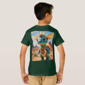"Party Dino Adventure!" T-shirt (Achterkant volledig)
