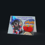 Party Dog Funny Birthday Kaart<br><div class="desc">Clifford de hond is een feestdier! Zorg ervoor dat je beste vriend klaar is om te vieren!</div>