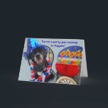 Party Dog Funny Birthday Kaart<br><div class="desc">Clifford de hond is een feestdier! Zorg ervoor dat je beste vriend klaar is om te vieren!</div>