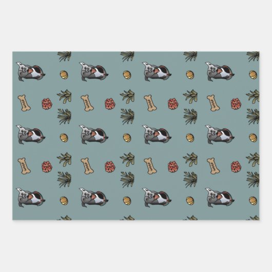 Party Dog Wrapping Bundel Inpakpapier Vel (Voorkant 2)