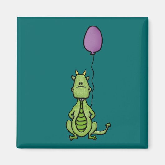 Party Dragon Magneet (Voorkant)