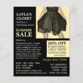 Party Dress, Women's Clothing Store Adverteren Flyer (Voorkant)