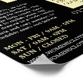 Party Dress, Women's Clothing Store Adverteren Poster (Hoek)