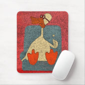 Party Duck Mousepad Muismat (Met muis)