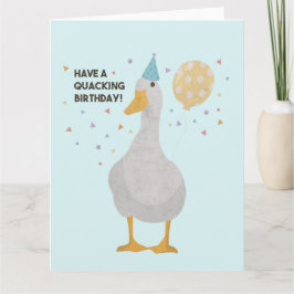 Party Duck Pun: Heb een 'Quacking Birthday' Kaart