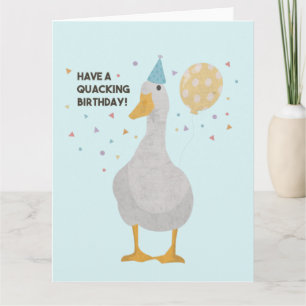 Party Duck Pun: Heb een 'Quacking Birthday' Kaart