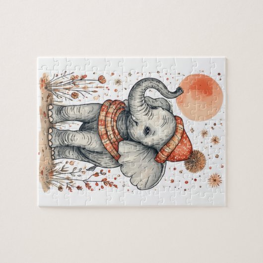 Party Elephant  Legpuzzel (Horizontaal)