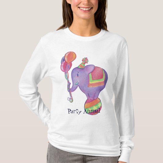 Party Elephant Shirt (Voorkant)