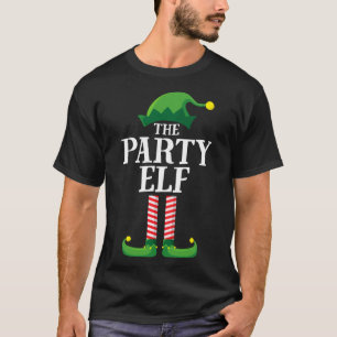 Party Elf Matching Familie Kerstmis Grappige Elf T-shirt