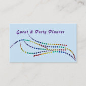 Party Event Celebration planner business organizer Visitekaartje (Voorkant)