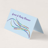Party Event Celebration planner business organizer Visitekaartje (Voorkant)