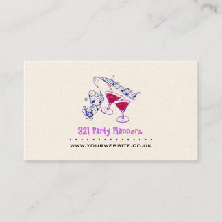 Party/Event Planner Visitekaartje