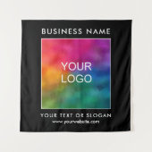 Party Event Seminar Business Company Logo Black Wandkleed (Voorkant)