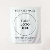 Party Event Seminar Custom Business Logo Large Wandkleed (Voorkant)