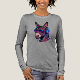 Party Ezel Neon DJ Dier Lange Mouwen T-Shirt