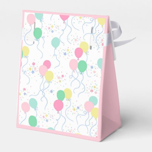 Party Favor Box - Ballon thema - Andy Veel meer Bedankdoosjes (Achterkant)