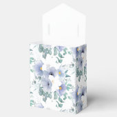 Party Favor Box-Blue Flowers Favor Box Bedankdoosjes (Geopend)