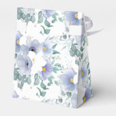 Party Favor Box-Blue Flowers Favor Box Bedankdoosjes (Achterkant)