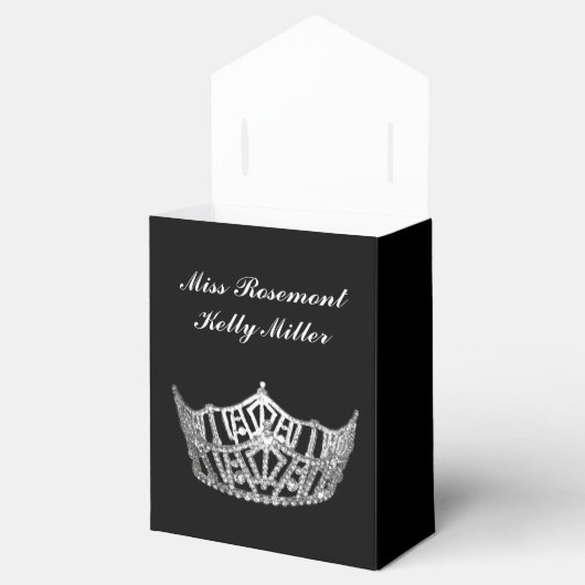 Party Favor Box Pageant Kroon Bedankdoosjes (Geopend)