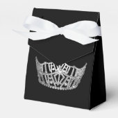 Party Favor Box Pageant Kroon Bedankdoosjes (Voorkant Zijde)