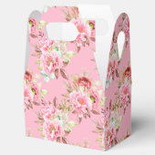 Party Favor Box Roze Pioenrozen Bedankdoosjes (Geopend)