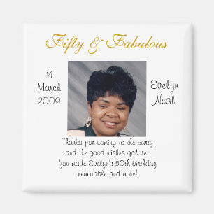 Party Favor Magnet