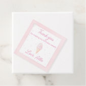 Party Favoriet Labels - Twee Sweet Ice Cream Cone (In situ)