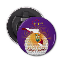 Party Favors Florida Button Flesopener