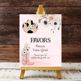 Party Favors Neem een modern Western Cowgirl thema Poster