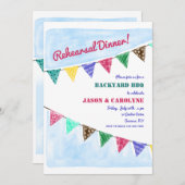 Party Flags Uitnodiging (Voorkant / Achterkant)