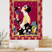 Party Flapper Poster (Keuken)