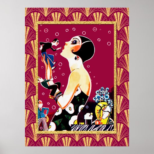 Party Flapper Poster (Voorkant)