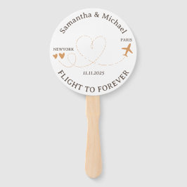 Party Flight Plane Travelling theme Wedding Handwaaier