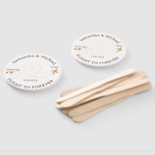 Party Flight Plane Travelling theme Wedding Handwaaier (Niet-gemonteerd)